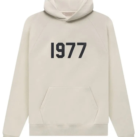 Essentials Fear of God 1977 Hoodie Beige - Picture 1 of 8